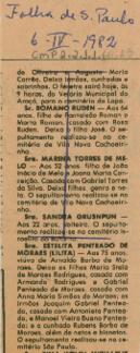 [Nota de falecimento]
