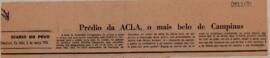 Prédio da ACLA, o mais belo de Campinas