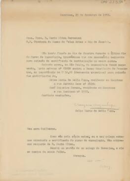 [Carta de esclarecimento]