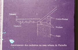 Ancoramento dos cachorros na casa urbana de Parnaíba