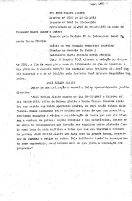 Rua José Felipe Alaite