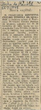 [Nota de falecimento]