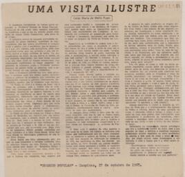 Uma visita ilustre