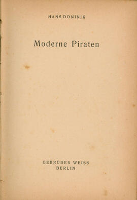 Moderne Piraten