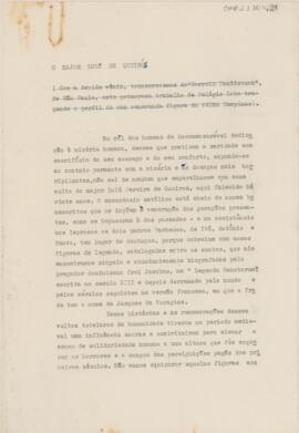 O major Lulu de Queirós
