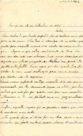 [Carta pessoal]