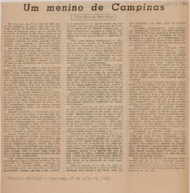 Um menino de Campinas