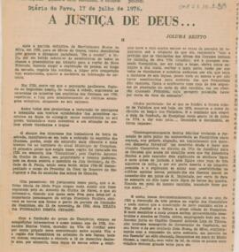 A justiça de Deus...