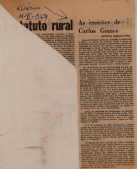 As canções de Carlos Gomes