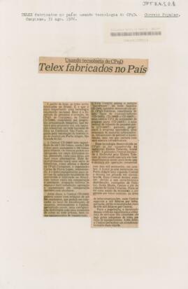 Telex fabricados no país