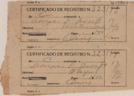 [Coletânea de Certificados de Registro de Cartas]