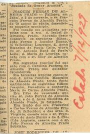 [Nota de falecimento]