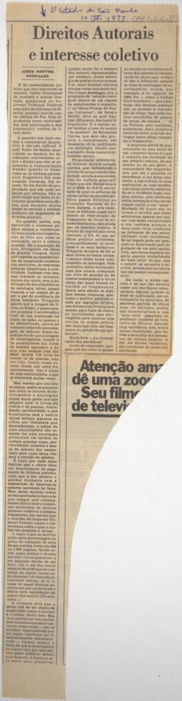 Direitos Autorais e interesse coletivo
