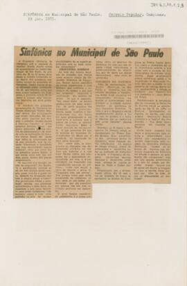 Sinfônica no Municipal de São Paulo