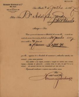 [Carta de confirmação de crédito]