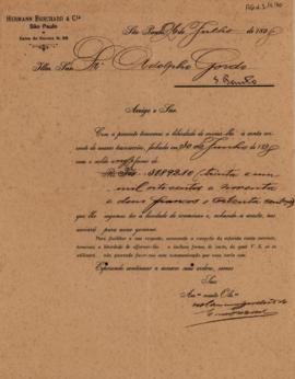 [Carta de confirmação de crédito]
