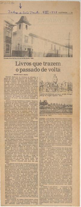 Livros que trazem o passado de volta