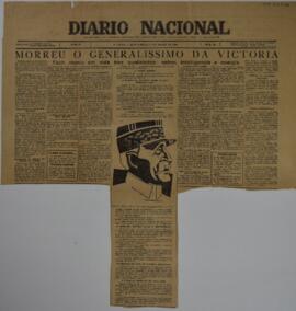 Morreu o generalissimo da victoria
