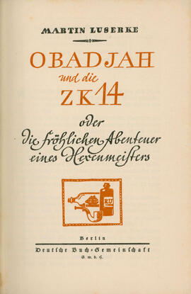 Obadjah und die ZK14 oder die fröhlichen Abenteuer eines Hexenmeistens