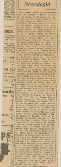 [Nota de falecimento]