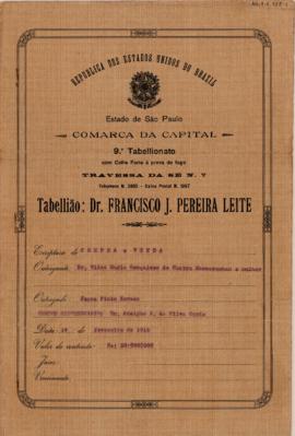 [Escritura de compra e venda]