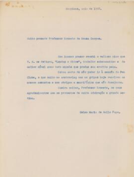 [Carta pessoal]
