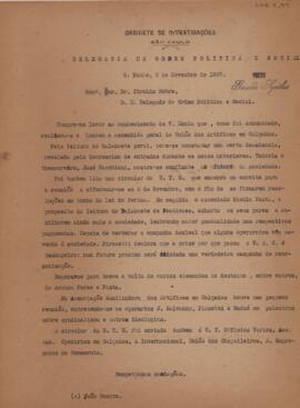 [Carta de apresentação de caso]