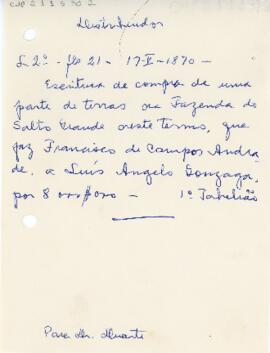 [Apontamento]