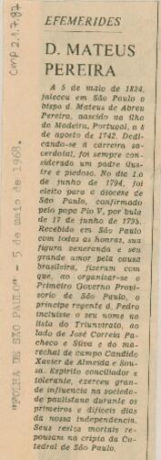 D. Mateus Pereira