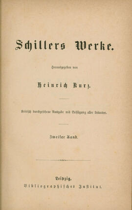 Schillers Werke