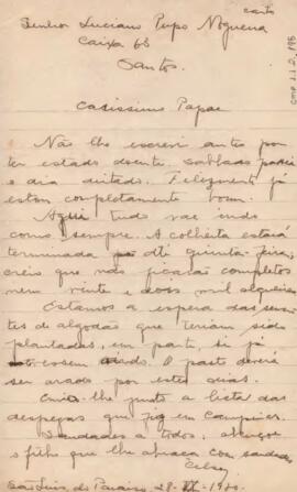[Carta pessoal]