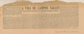 A vida de Campos Sales