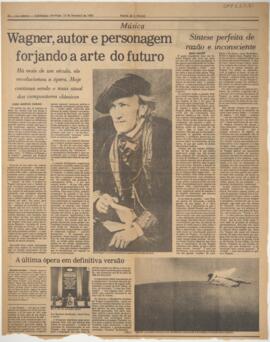 Wagner, autor e personagem forjando a arte do futuro