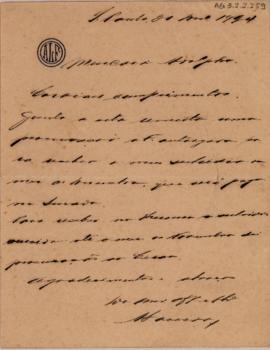 [Carta de encaminhamento]