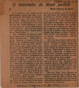 O historiador do litoral paulista