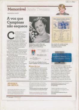 A voz que Campinas na esquece