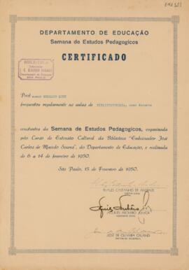 Certificado