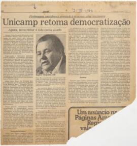 Unicamp retoma democratização