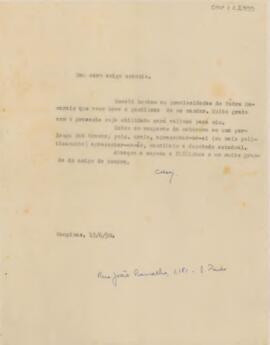 [Carta de agradecimento]