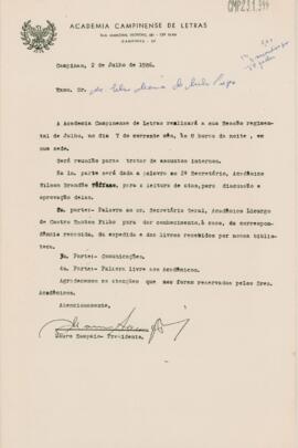Circular de Encaminhamento