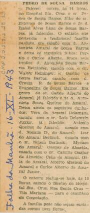 [Nota de falecimento]
