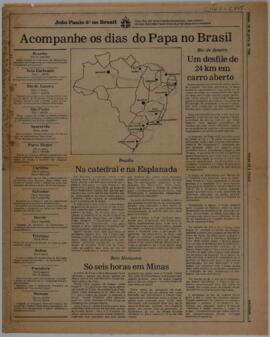 Acompanhe os dias do Papa no Brasil