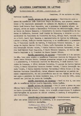 Circular de Encaminhamento