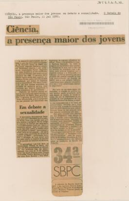 Ciência, a presença maior dos jovens