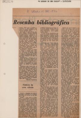 História de uma cidade