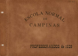 Escola Normal de Campinas – Professorandos de 1929