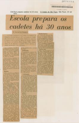 Escola prepara ps cadetes há 30 anos