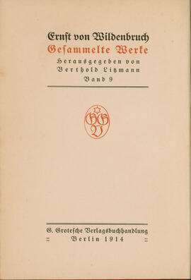 Gesammelte Werke (Band 9)