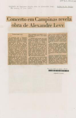 Concerto em Campinas revela obra de Alexandre Levy