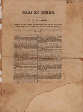 [Projeto] n. 7 A – 1897